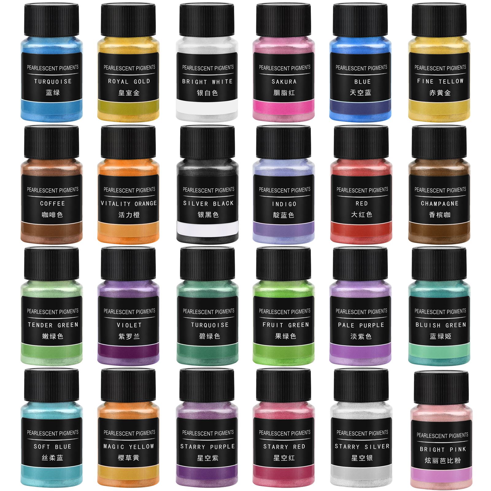 Candle Making Diy - 24 colori polvere perlescente resina epossidica