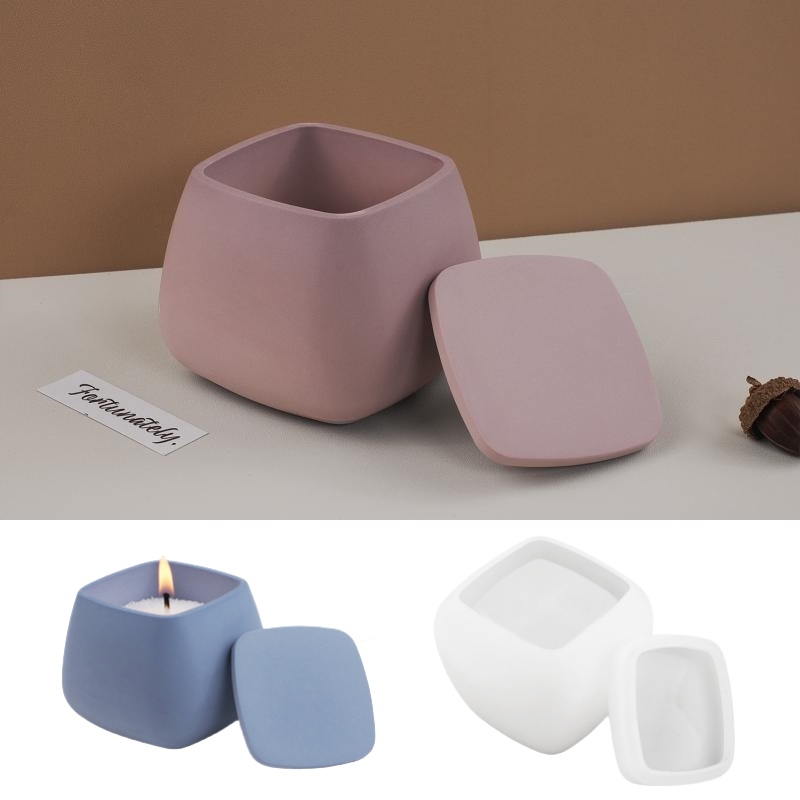 Candle Making Diy - 1 set scatola di immagazzinaggio quadrata