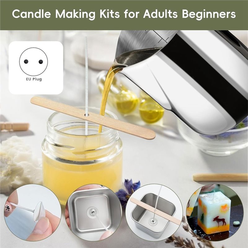 Candle Making Kit For Beginners - A96K-Kit per la Realizzazione di Candele