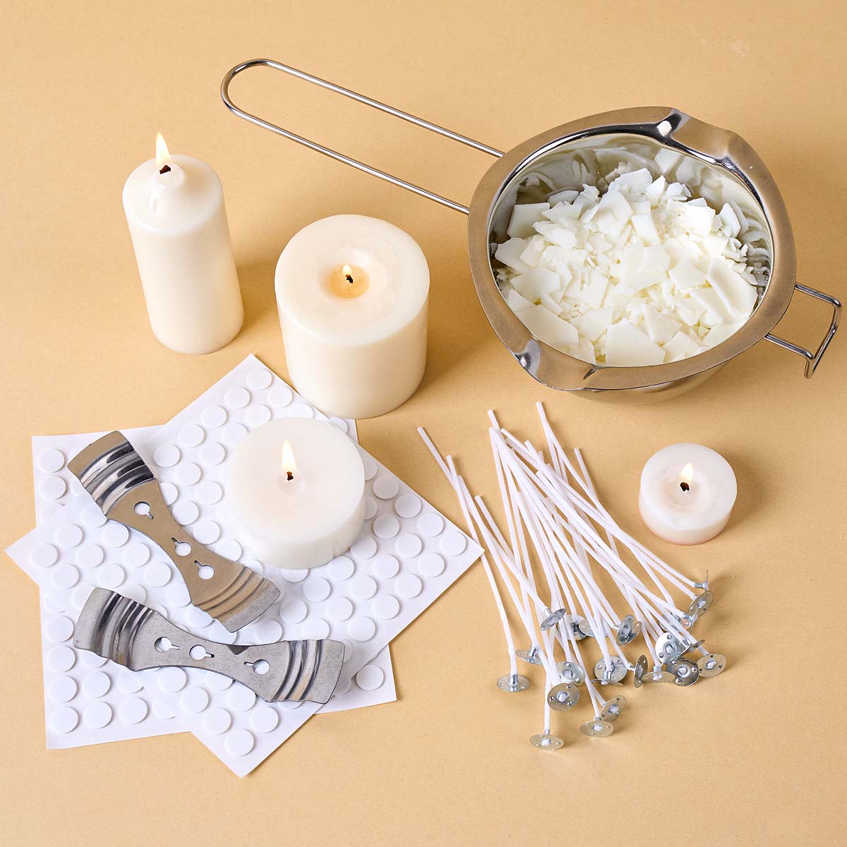 Candle Making Kit For Beginners - Kit di Strumenti per Candele Artigianali