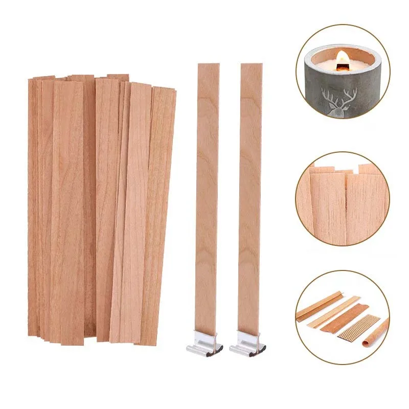 Wood Wick Crackle - 1-5 Sacchetti di Stoppini in Legno