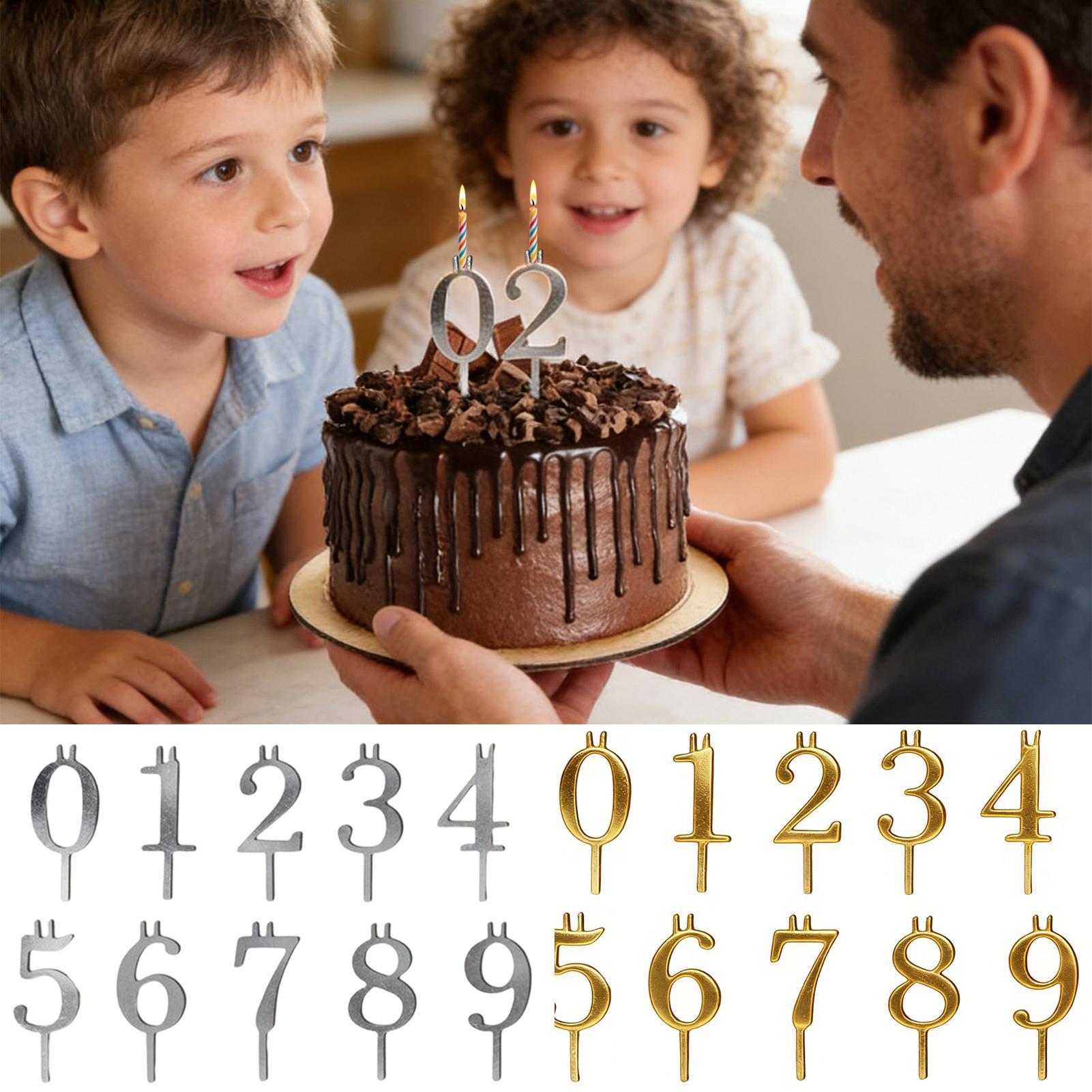 Candle Making Products - Set di 10 Portacandele Numerici in