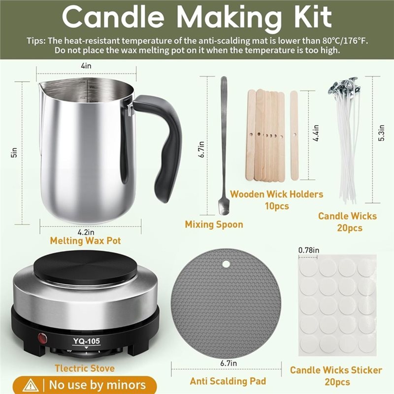 A96K-Kit per la Realizzazione  - Candle Making Kit For Beginners recensione e prezzo