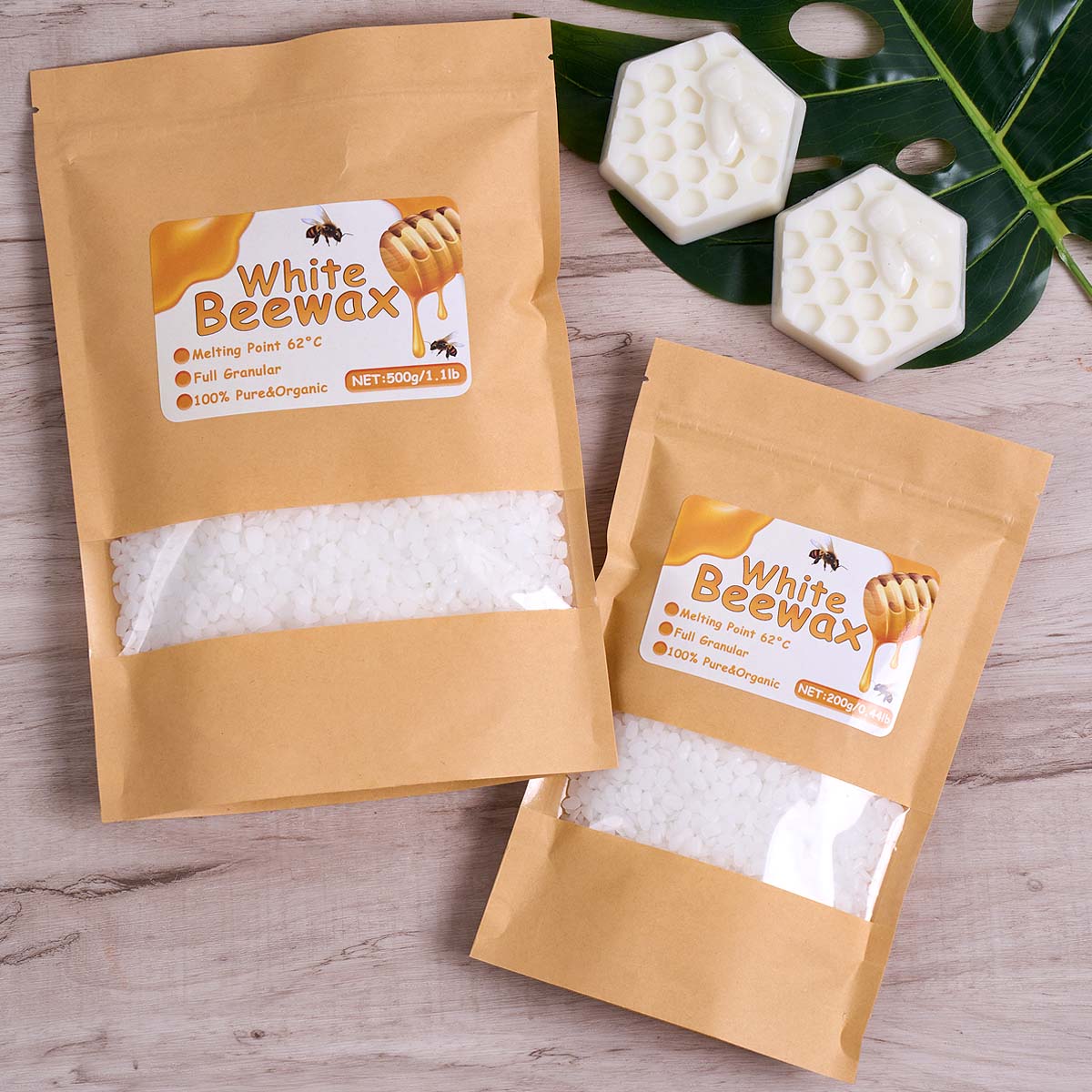 1000g Cera d'api bianca Candel - Candle Making Kit For Beginners recensione e prezzo