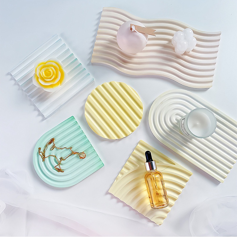 Stampo per vassoio ondulato a  - Candle Making Diy recensione e prezzo