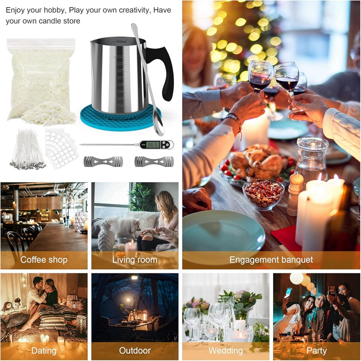 Kit per la creazione di candel - Candle Making Kit For Beginners recensione e prezzo