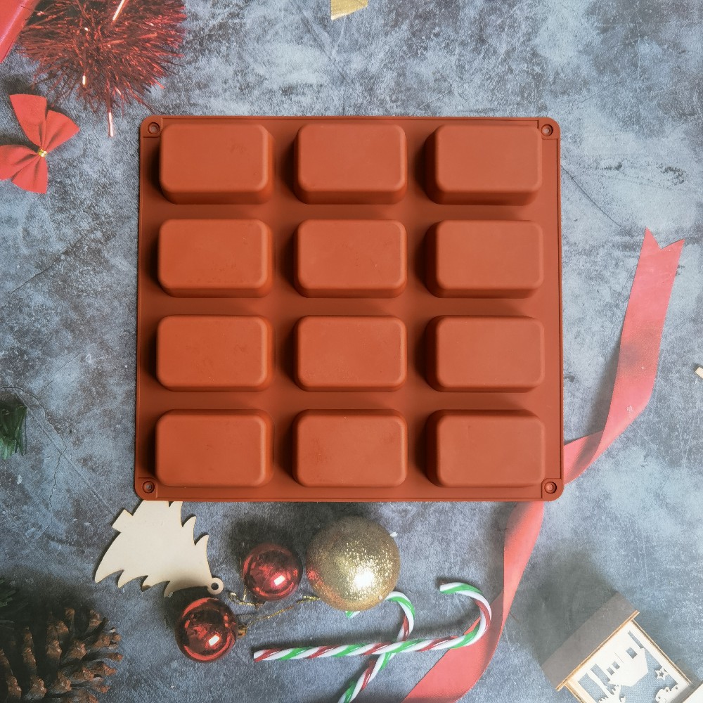 12 cavità quadrato Silicone sa - Candle Making Products recensione e prezzo