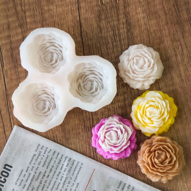 3 pz/set Fiore di Peonia Cande - Candle Making Products recensione e prezzo