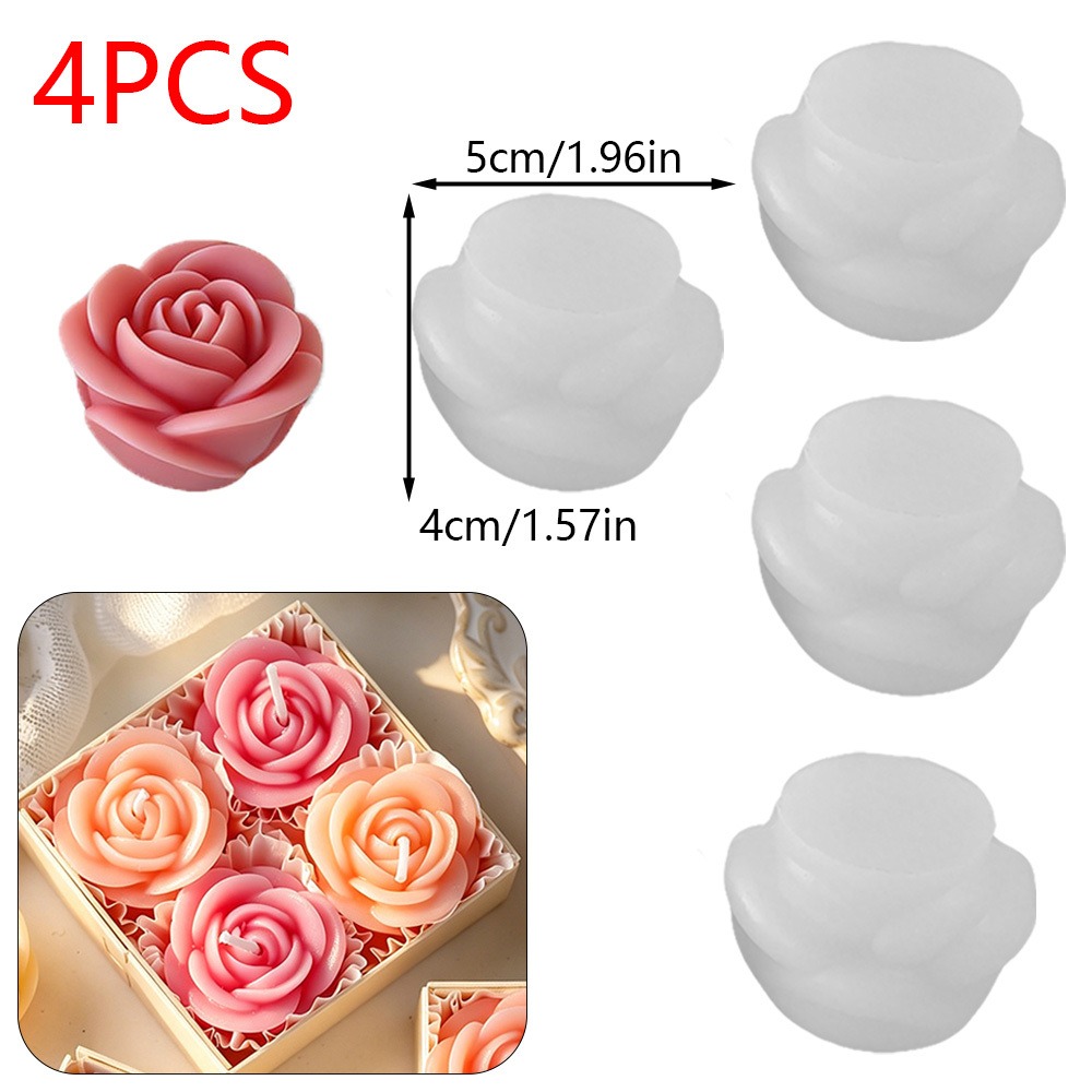 Set di 4 Stampi in Silicone pe - Candle Making Date recensione e prezzo