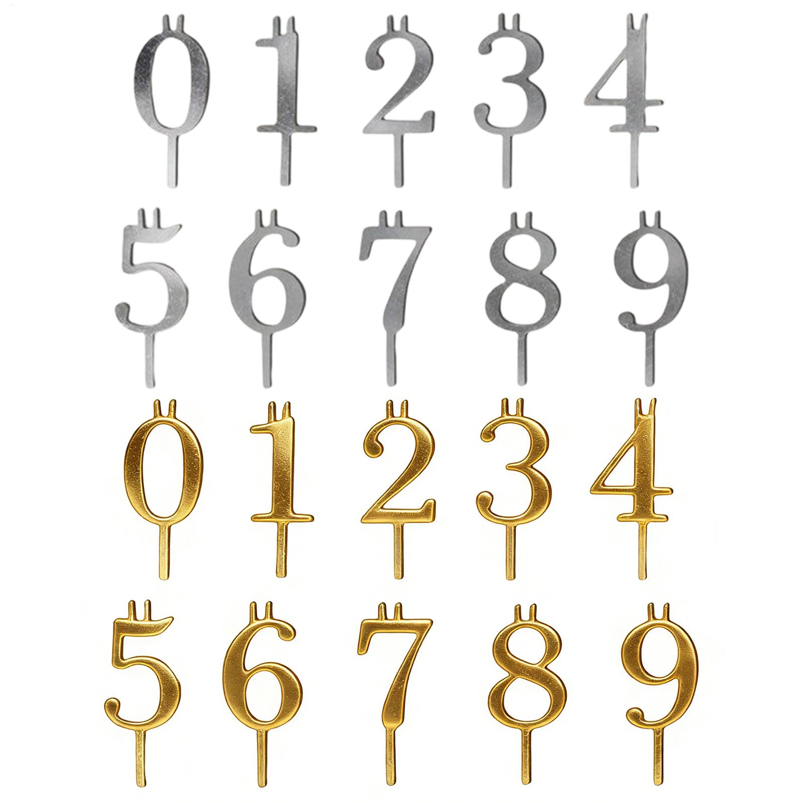 Set di 10 Portacandele Numeric - Candle Making Products recensione e prezzo